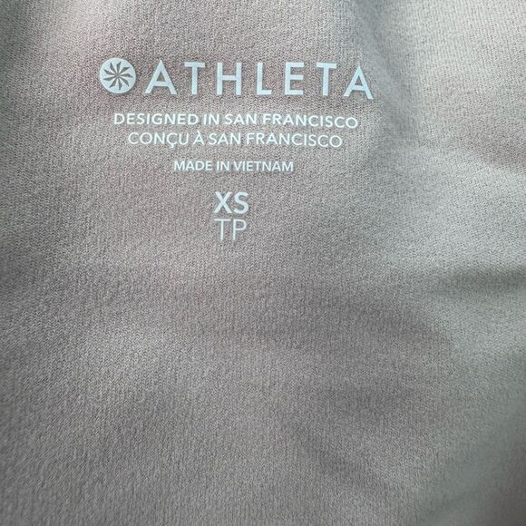 NWOT Athleta Conscious Crop Paint Texture Sunset (XS) - Picture 6 of 7